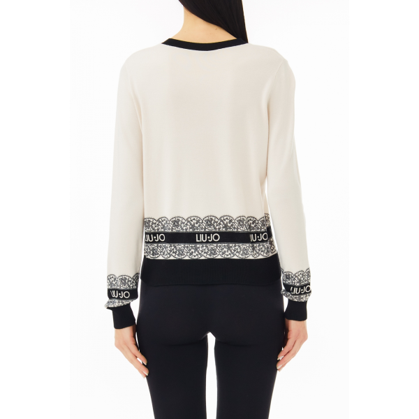 Liu jo cardigan in pizzo - Premium MAGLIE from LIU JO - Just €129! Shop now at Amaltea