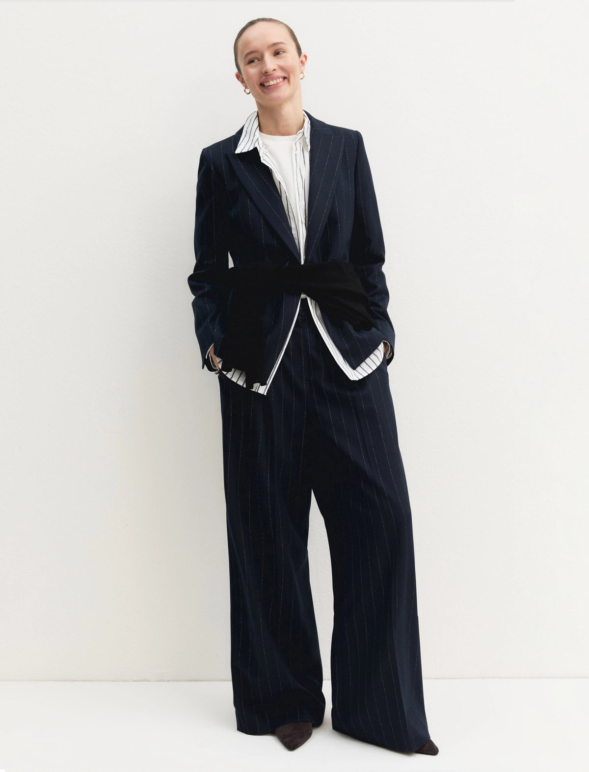 Pantaloni Emme gessati - EMMBAFFO2