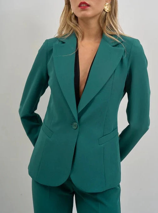 Maryley giacca monopetto verde - Premium BLAZER from MARYLEY - Just €73! Shop now at Amaltea