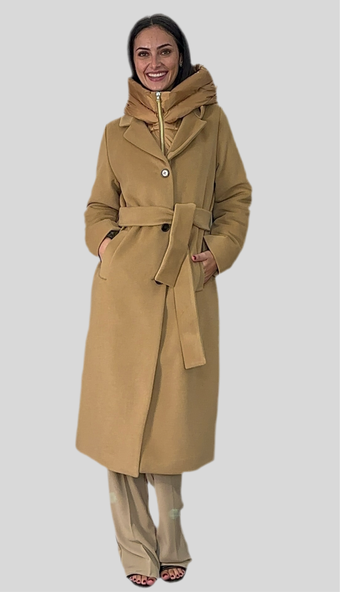 Cappotto Emme Marella cammello