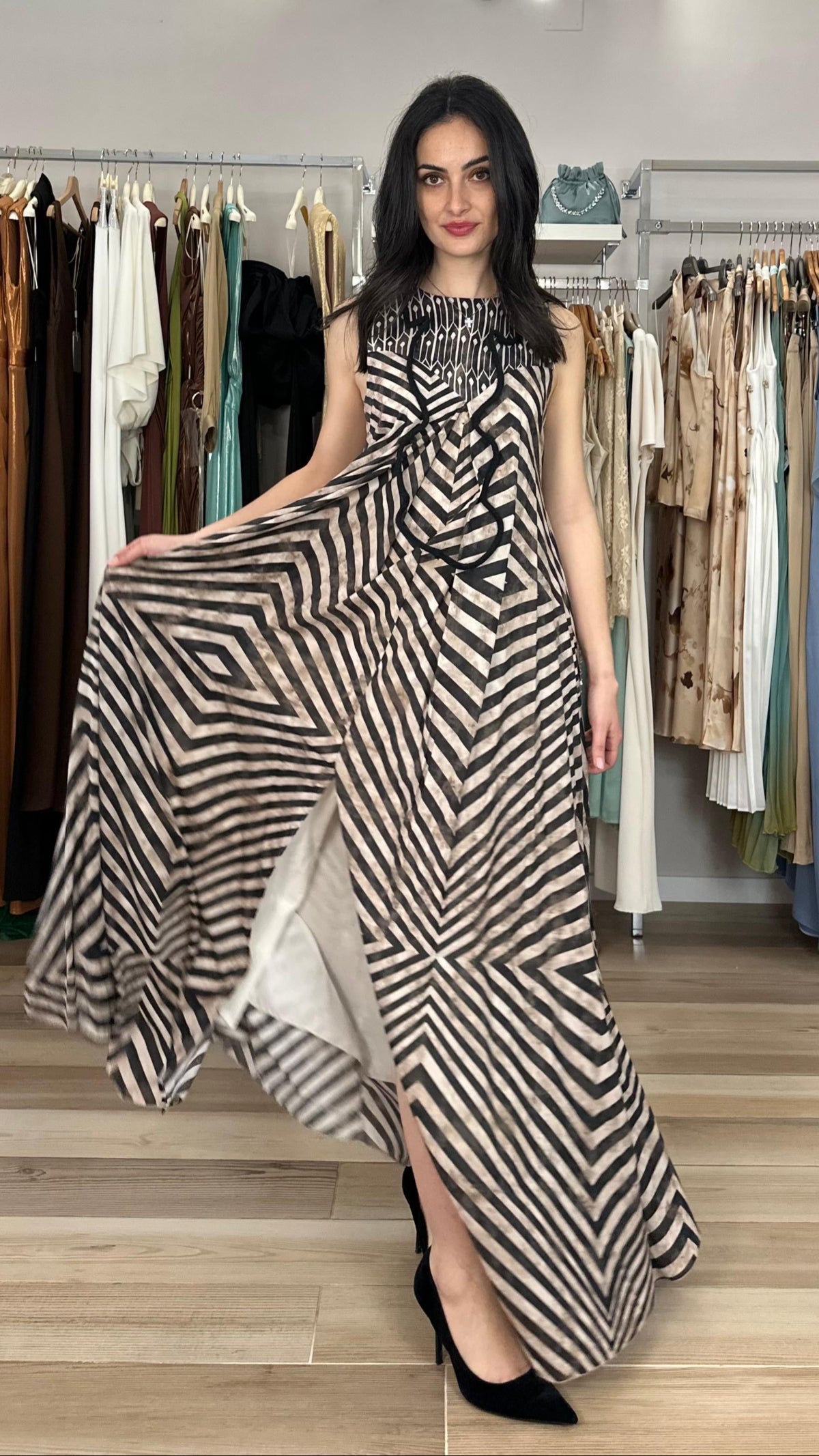 Abito lungo Souvenir etnico dettaglio