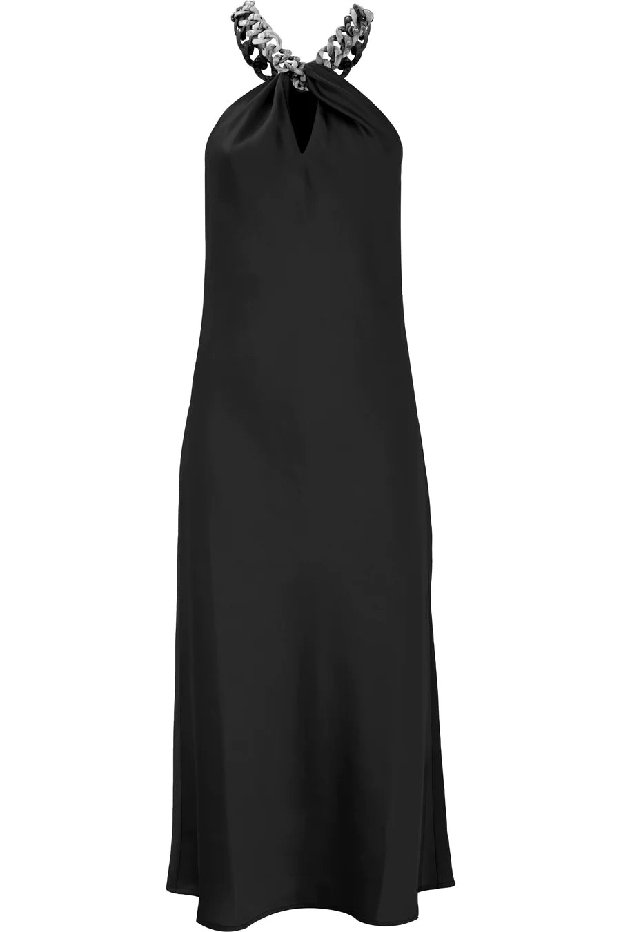 Abito lungo nero Kocca frontale