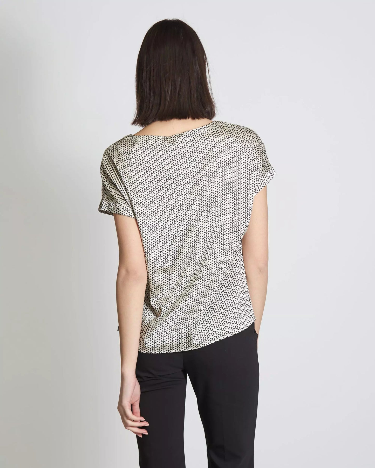 Blusa Emme Marella in twill retro