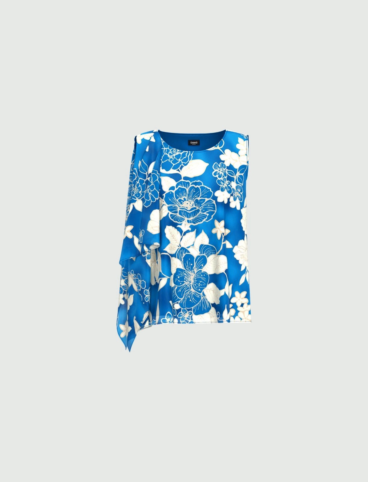 Top floreale Emme Marella dettaglio
