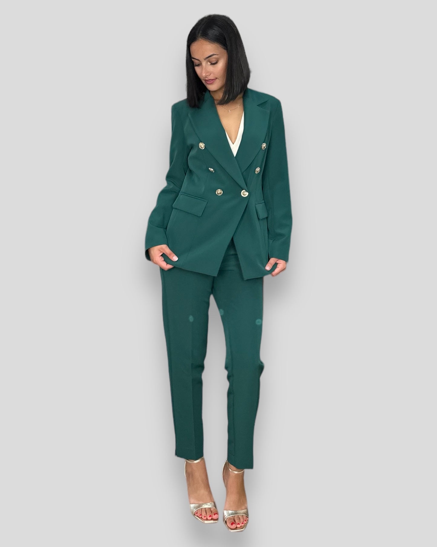 Maryley giacca doppiopetto verde - Premium BLAZER from MARYLEY - Just €126! Shop now at Amaltea
