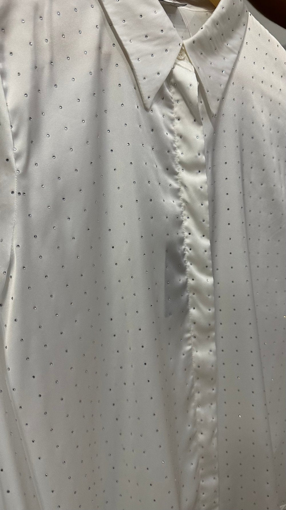 Camicia Emme Marella strass dettaglio