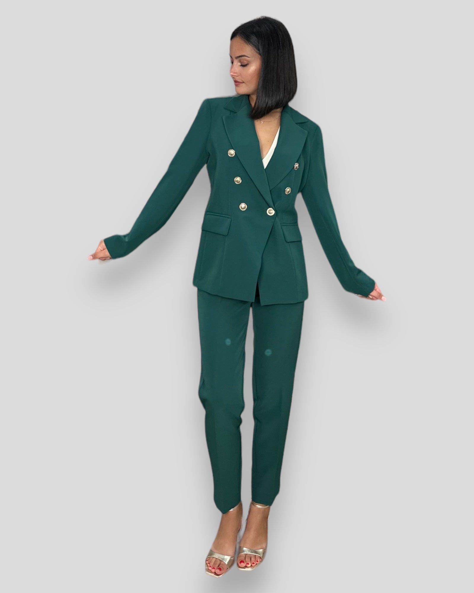 Maryley giacca doppiopetto verde - Premium BLAZER from MARYLEY - Just €126! Shop now at Amaltea