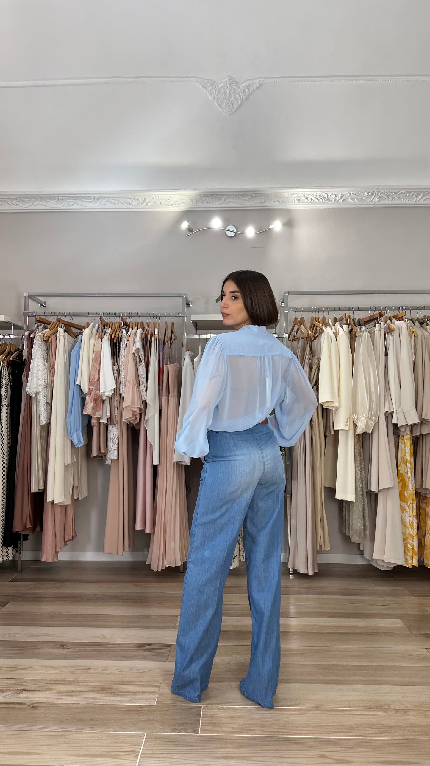 Camicia celste Kocca