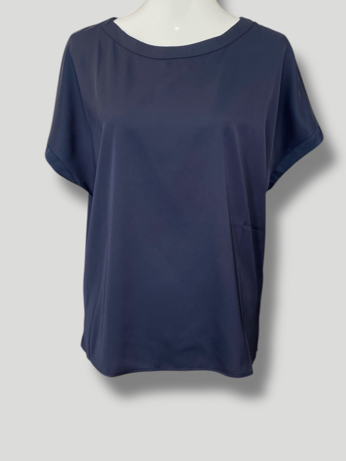 Emme Marella blusa girocollo blu