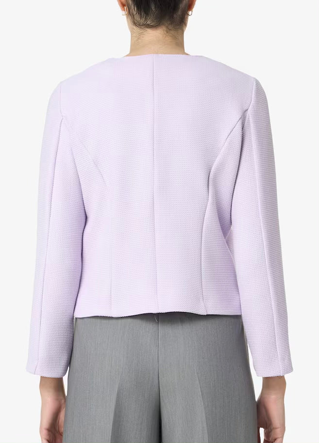 Emme Marella giacca piquè lilla retro