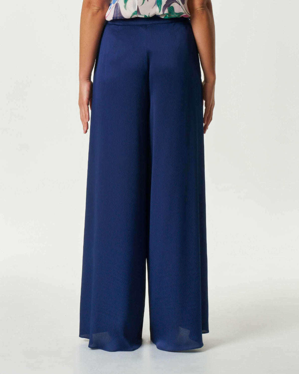 Emme_Marella_pantalone_palazzo_blu_retro