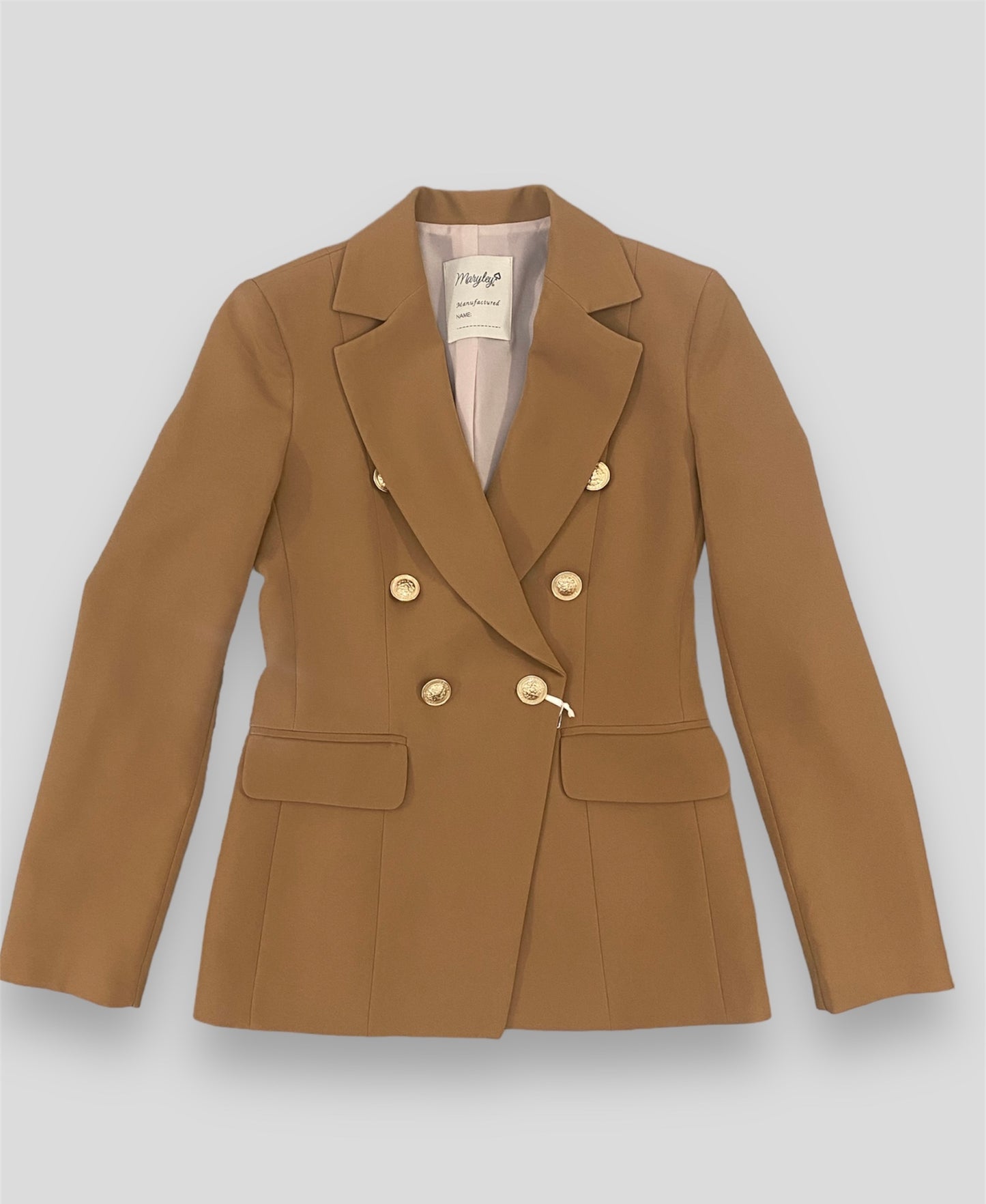 Maryley giacca doppiopetto cammello - Premium GIACCHE from MARYLEY - Just €126! Shop now at Amaltea