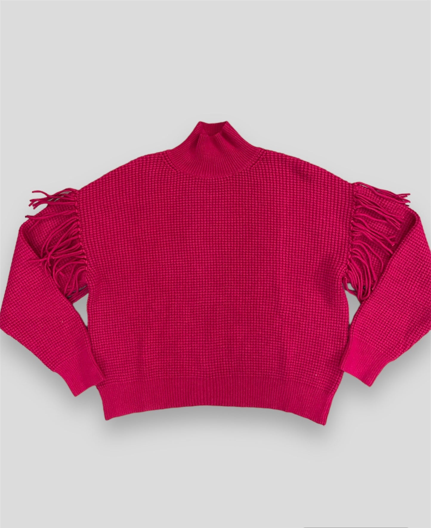 Susy mix maglione frange magenta - Premium MAGLIE from SUSY MIX ELITE - Just €80! Shop now at Amaltea