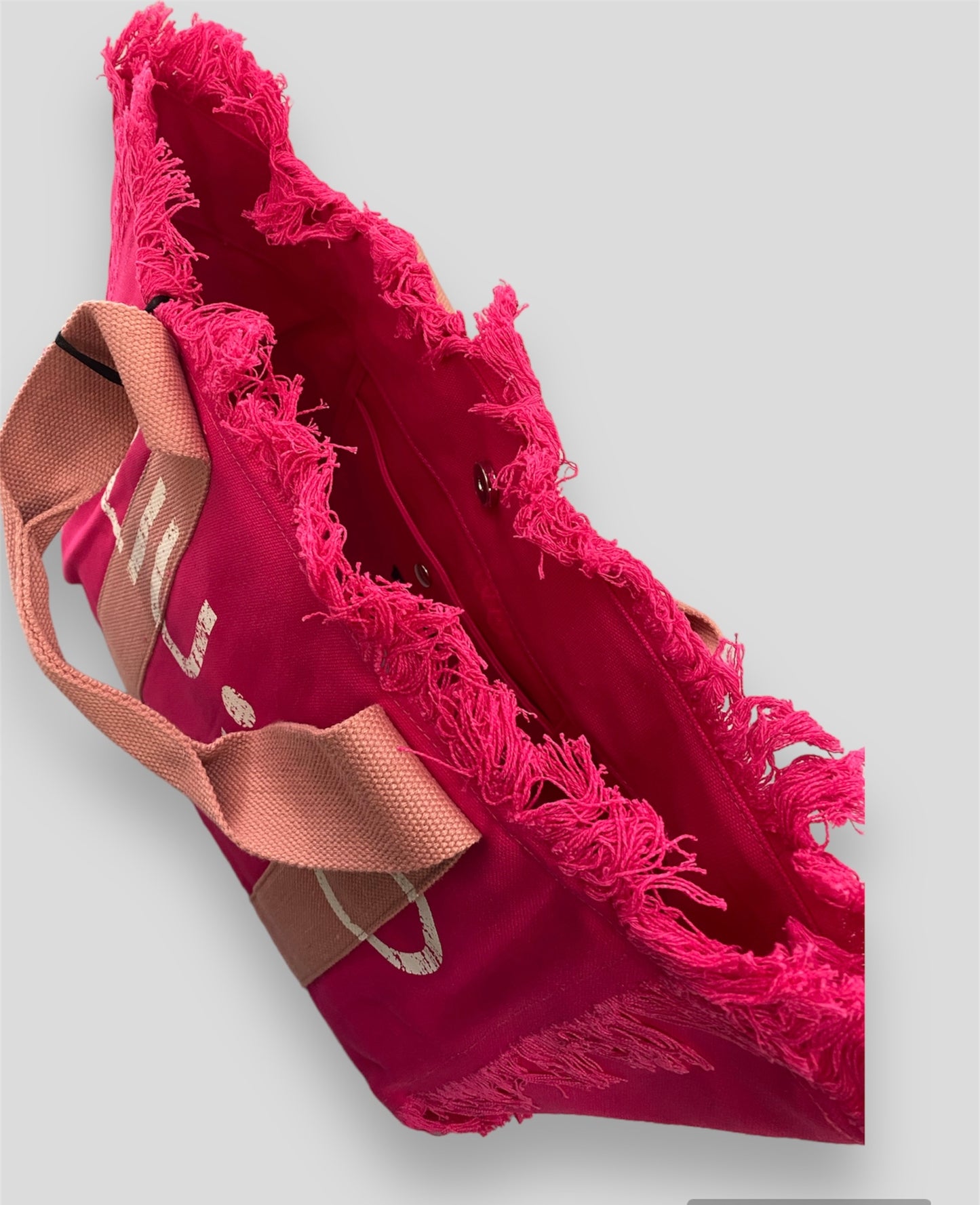 Borsa mare Liu Jo fucsia dettaglio