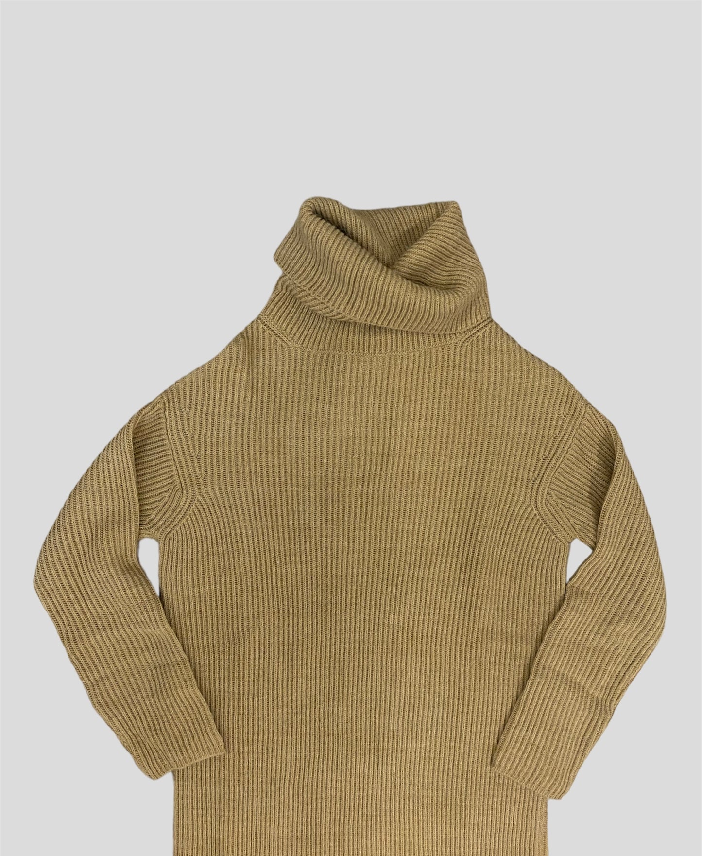 Abito in maglia miele kocca dettaglio