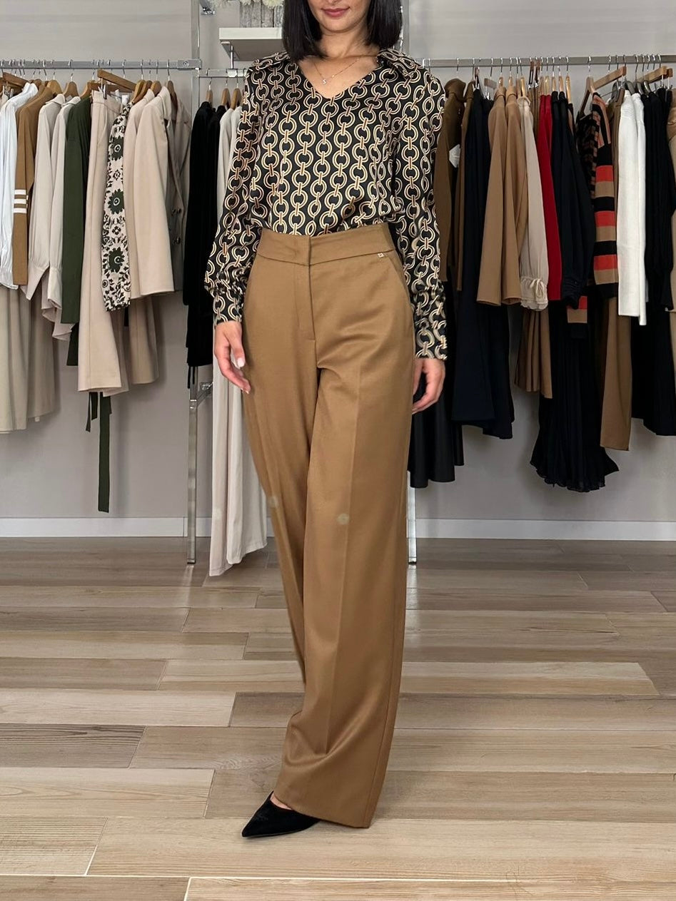 Kocca pantalone a palazzo cammello - Premium PANTALONI from KOCCA - Just €110! Shop now at Amaltea