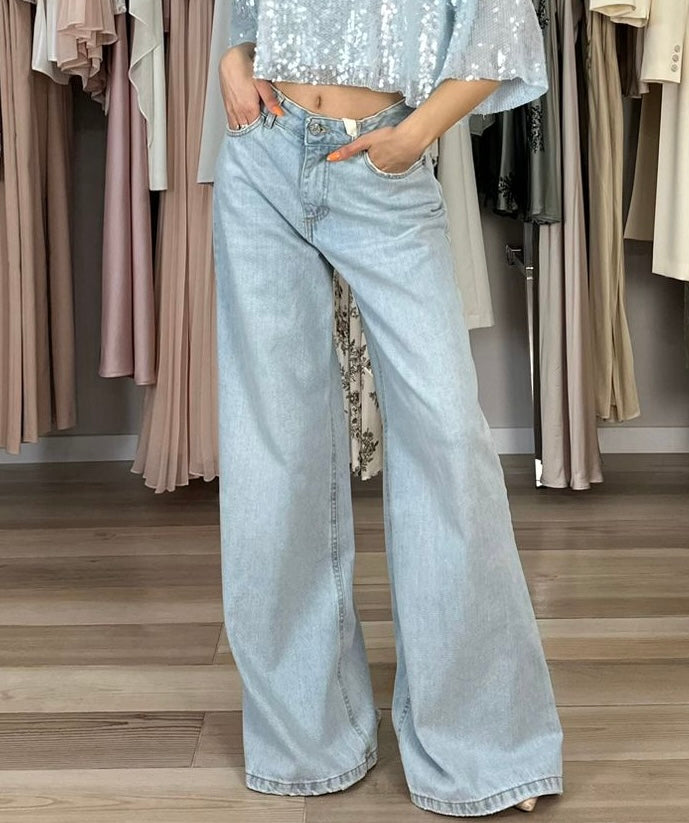 Have one jeans a palazzo dettaglio