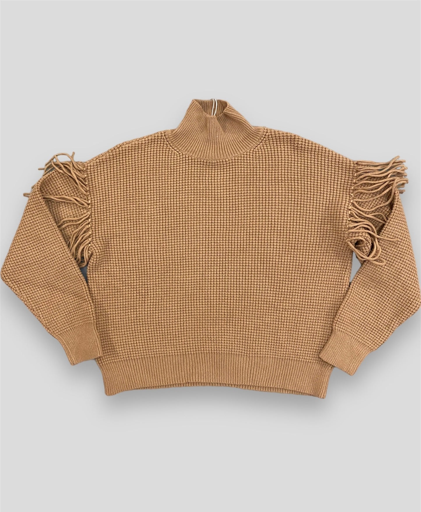 Susy mix maglione frange cammello - Premium MAGLIE from SUSY MIX ELITE - Just €80! Shop now at Amaltea