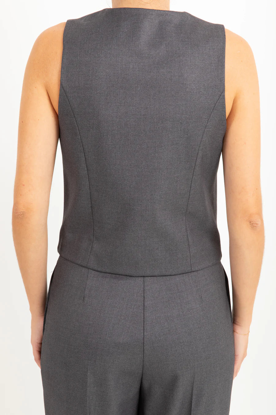 Gilet_corto_Susy_mix_Elite_grigio_retro