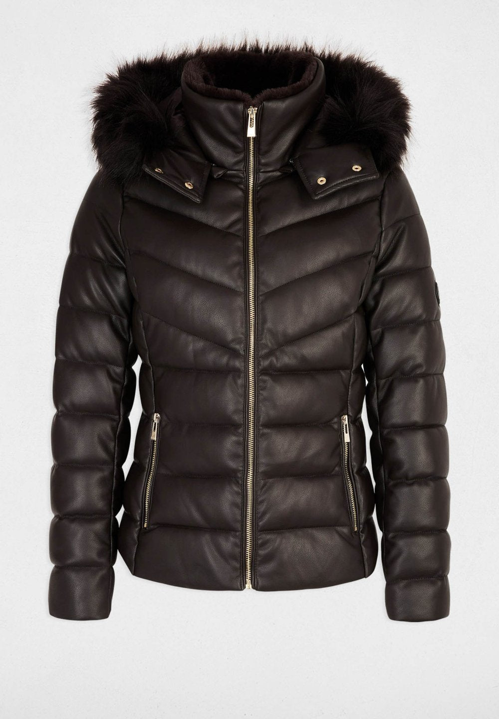 Giubbotto_ecopelle_Morgan_dettaglio