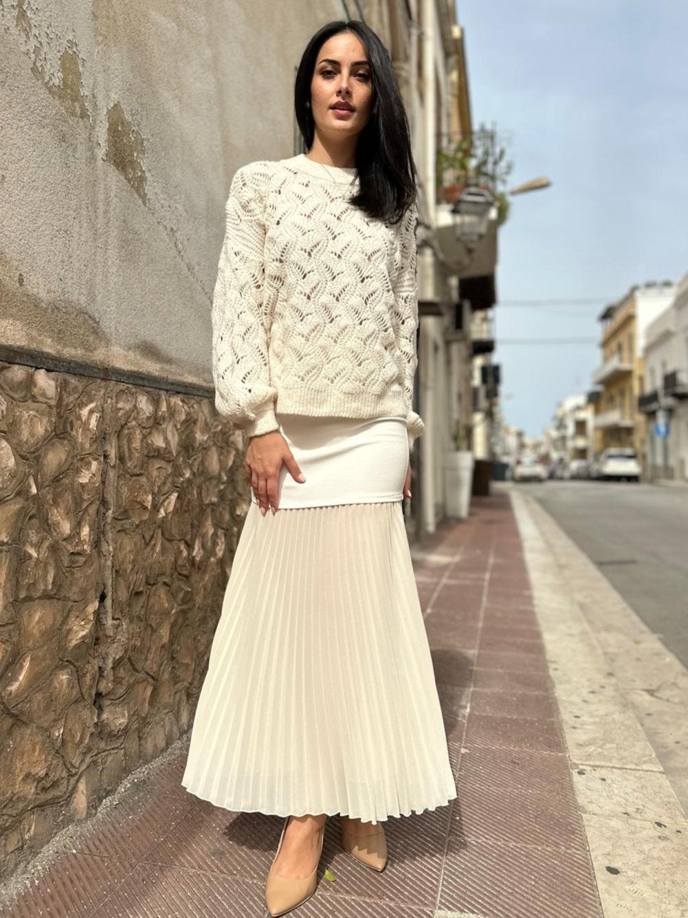 Gonna plissettata Susy mix Elite frontale