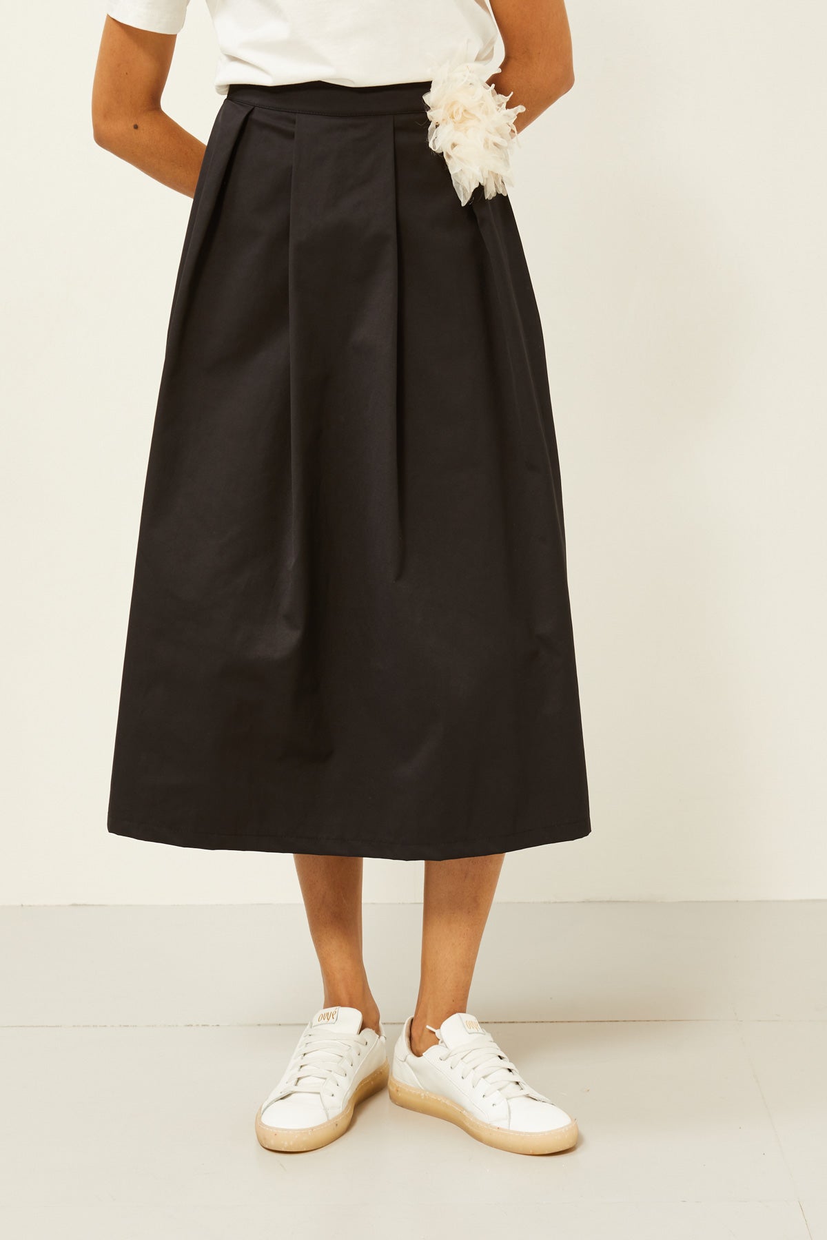 Gonna midi Souvenir nera – Amaltea