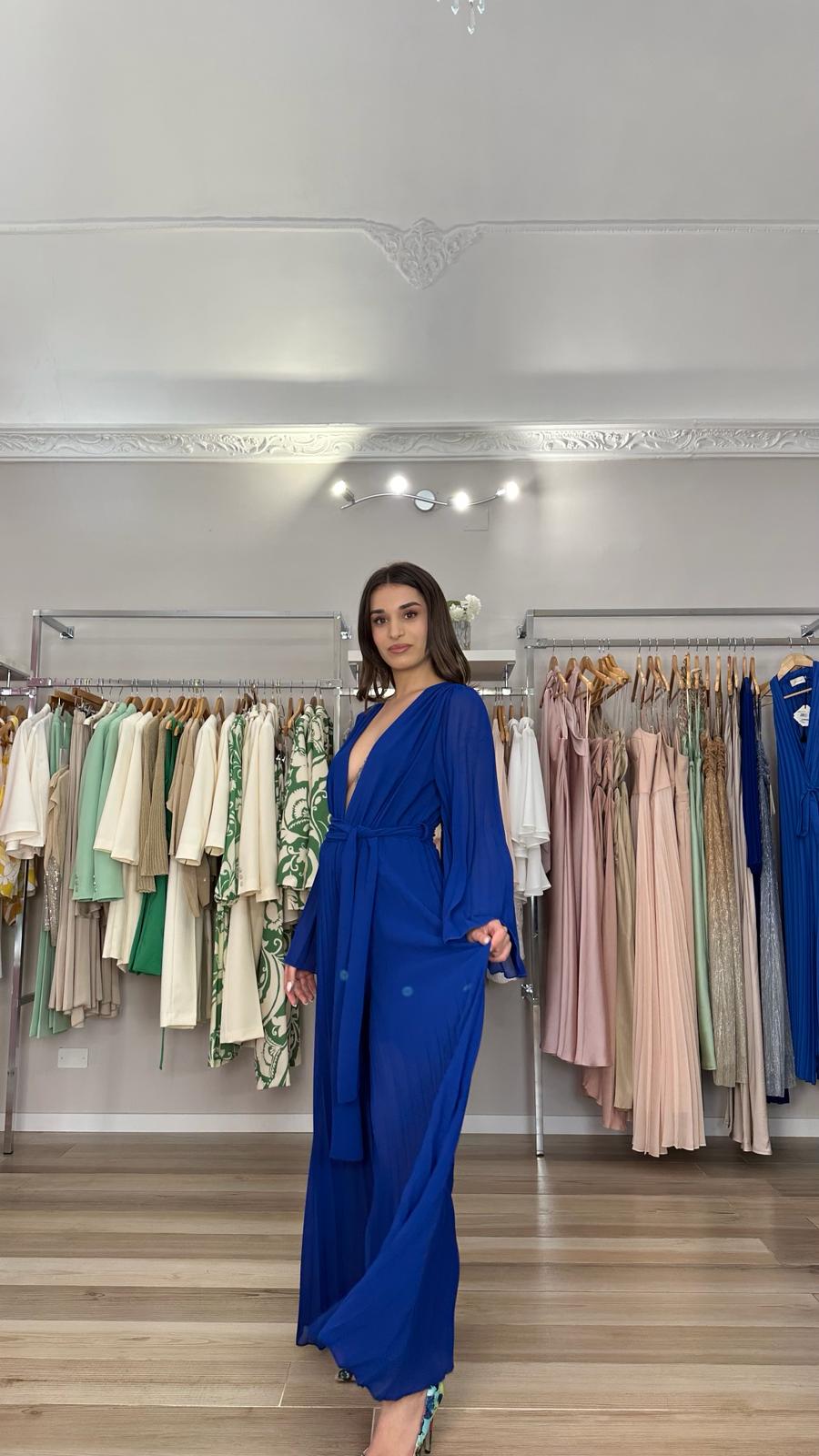 Tuta plissettata Souvenir laterale