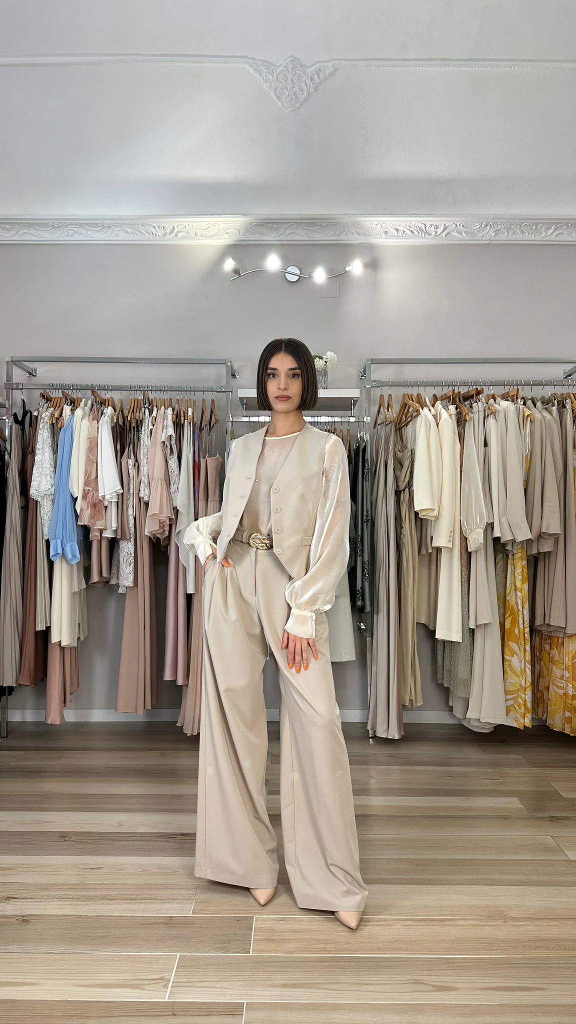 Gilet Souvenir beige