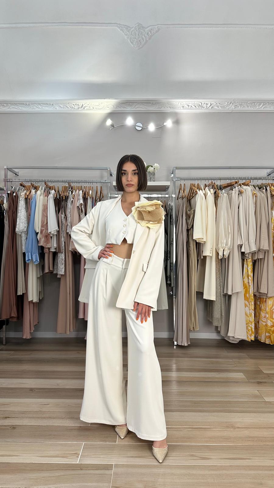 Gilet Souvenir panna