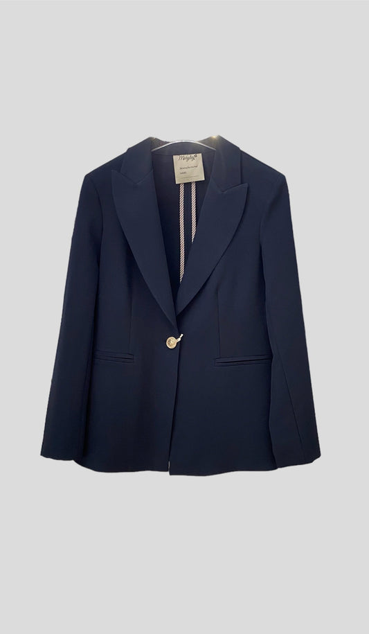 Maryley giacca monopetto blu - Premium BLAZER from MARYLEY - Just €95! Shop now at Amaltea