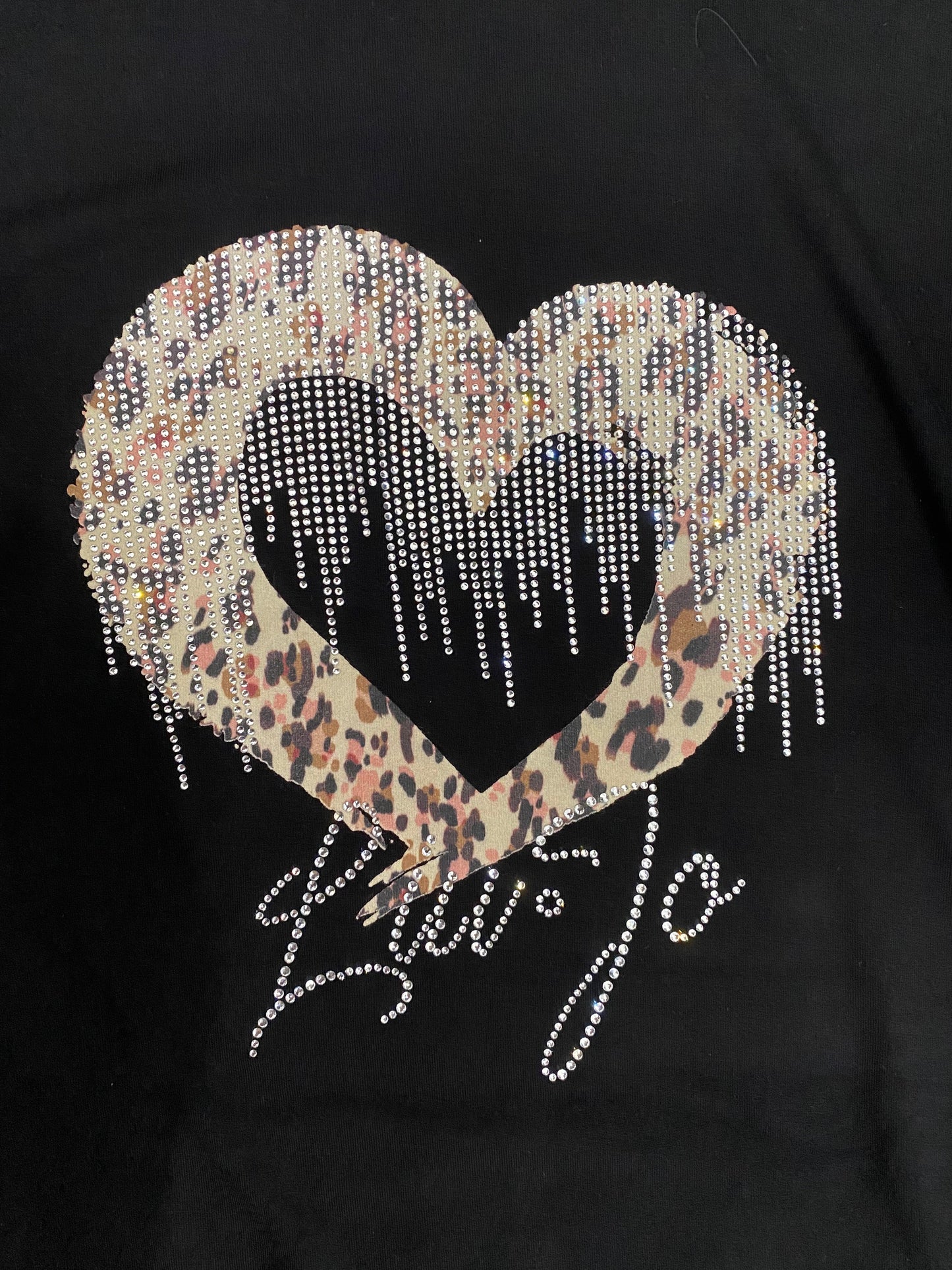 T-shirt cuore liu jo nera - Premium MAGLIE from LIU JO - Just €65! Shop now at Amaltea