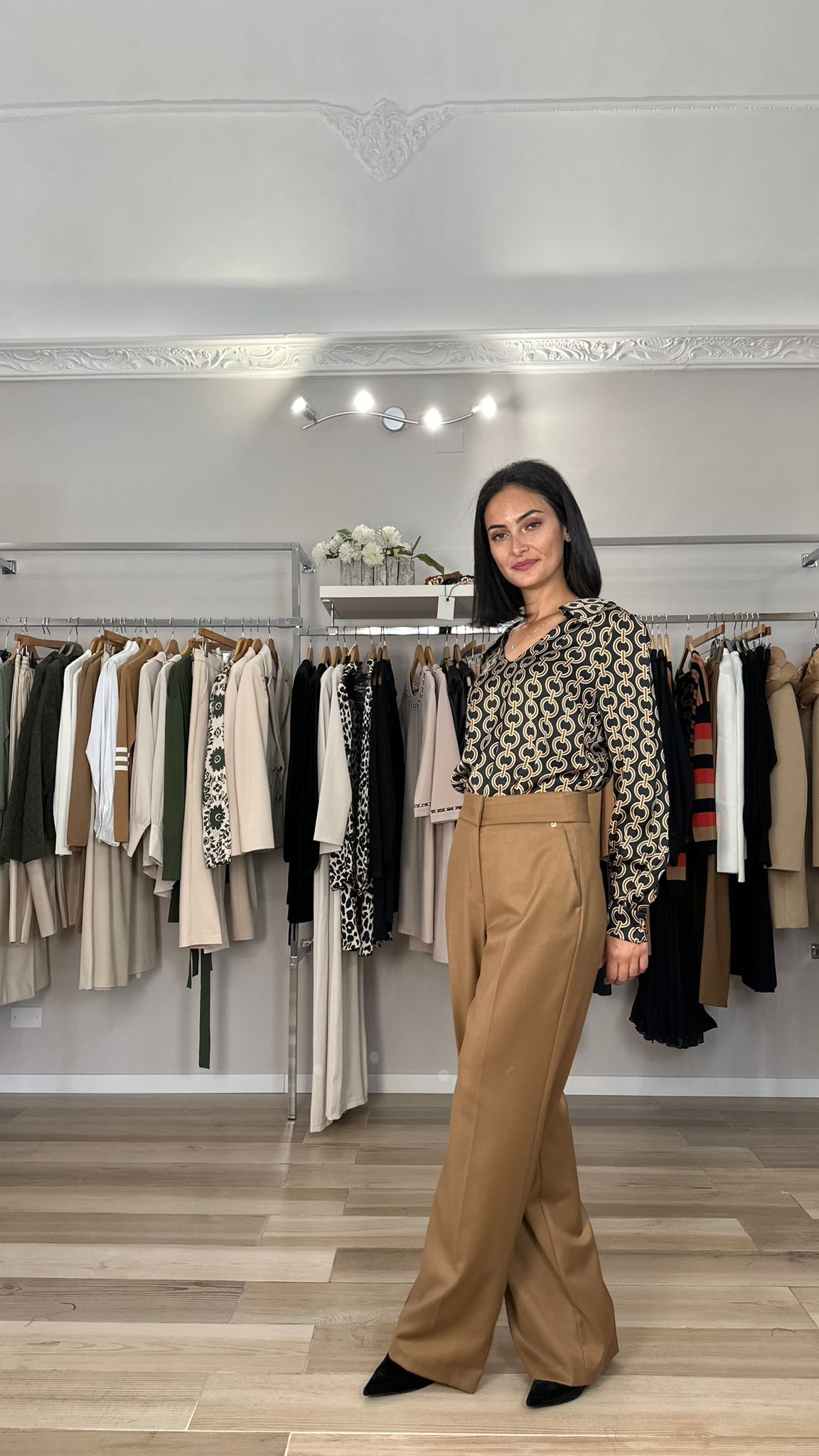 Kocca pantalone a palazzo cammello - Premium PANTALONI from KOCCA - Just €110! Shop now at Amaltea