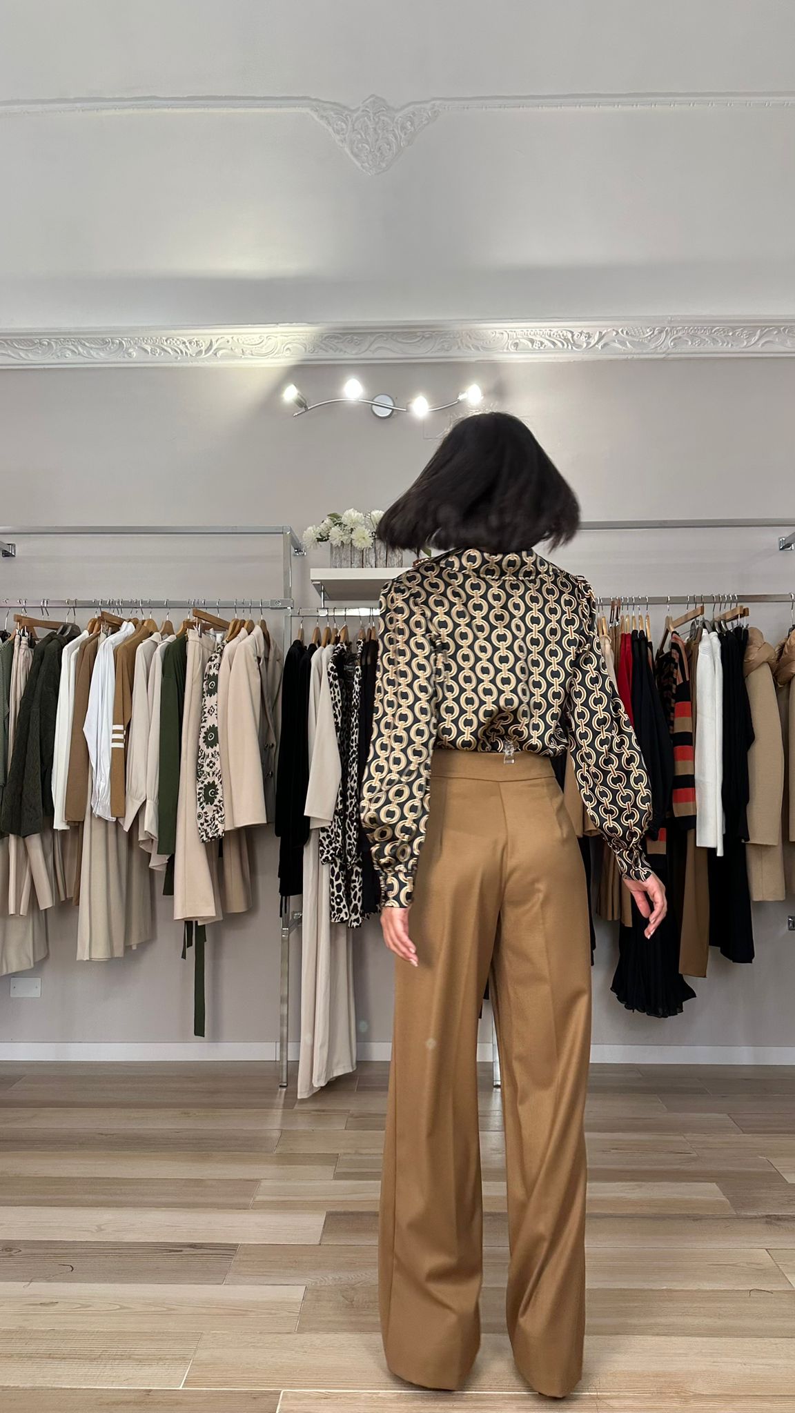 Kocca pantalone a palazzo cammello - Premium PANTALONI from KOCCA - Just €110! Shop now at Amaltea