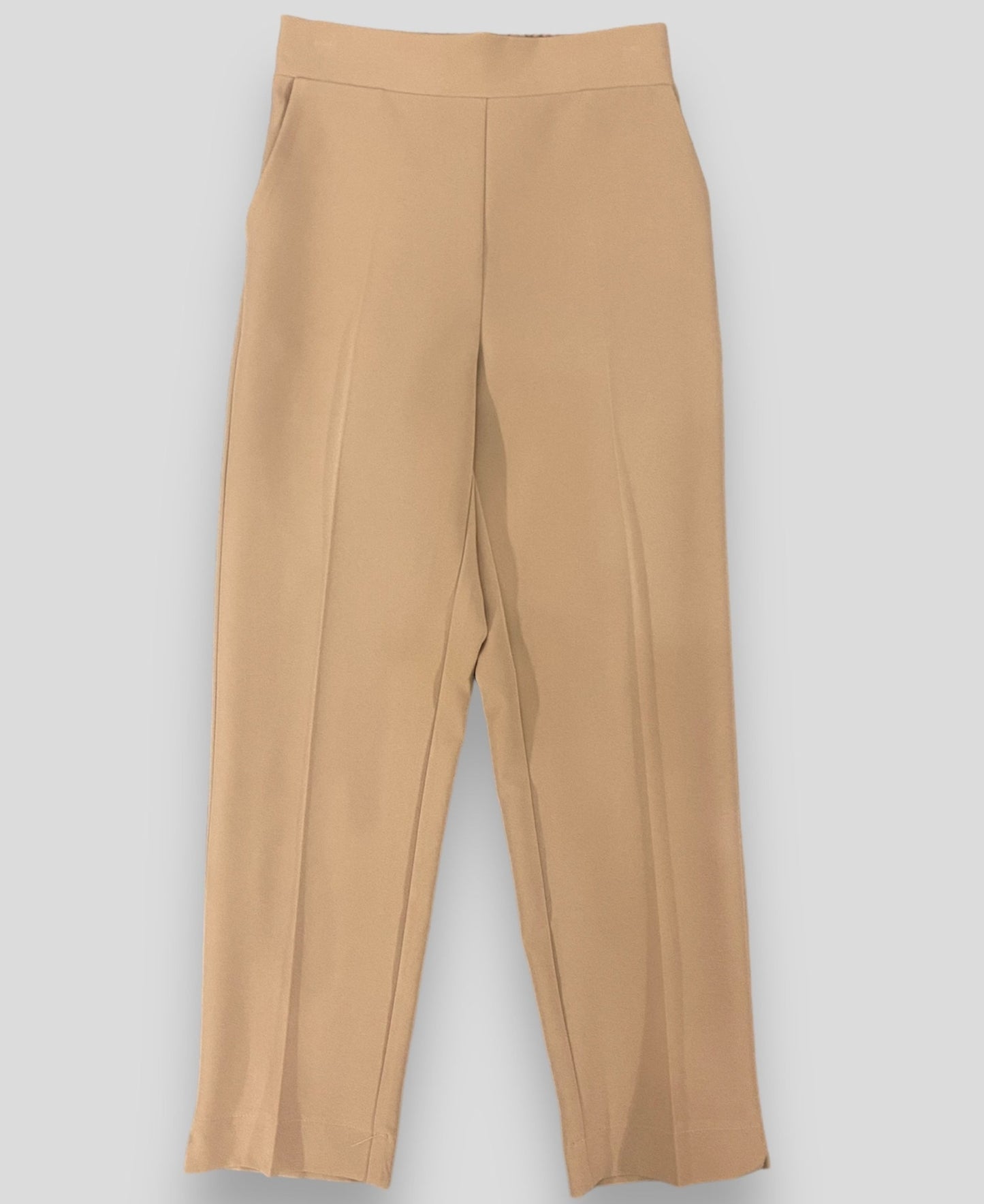 Pantalone dritto Maryley beige frontale
