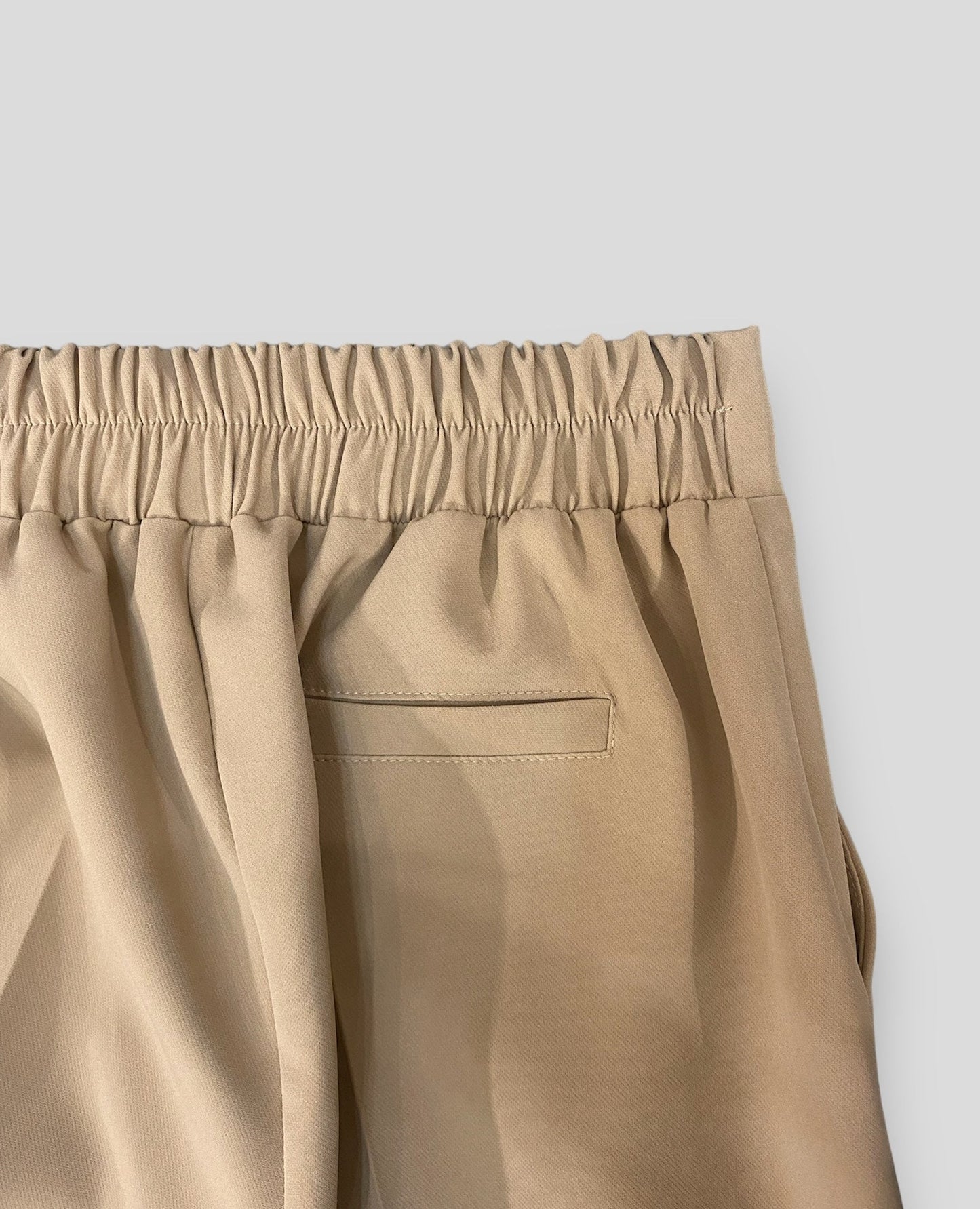 Pantalone dritto Maryley beige laterale