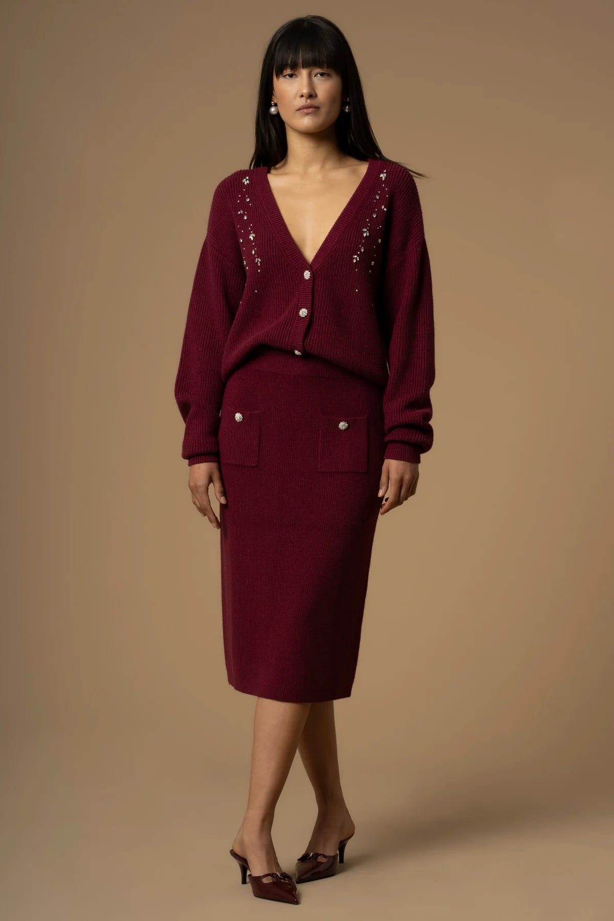 Koccagonnainmagliabordeauxdettaglio