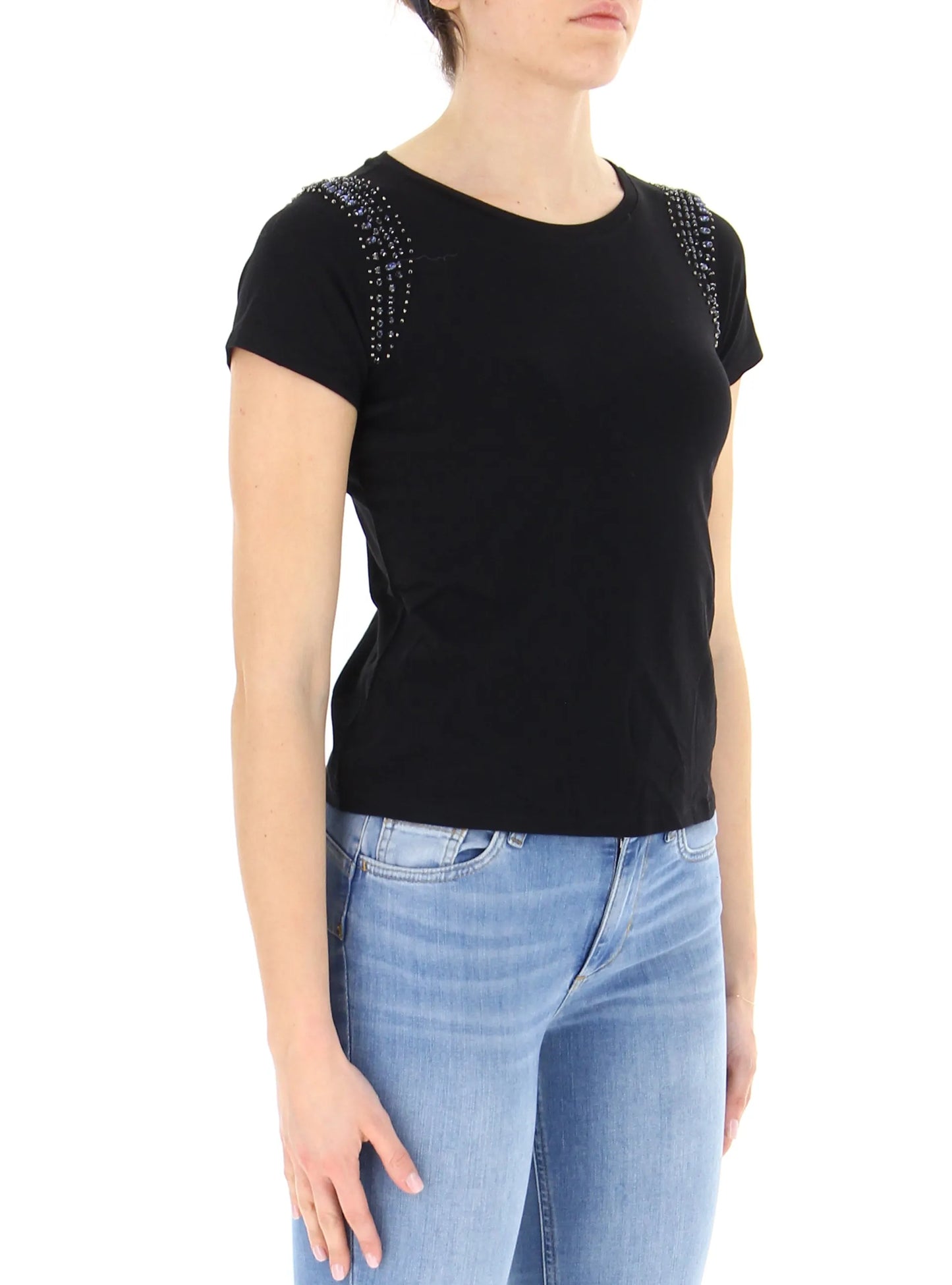 Kocca t-shirt con pietre gioiello