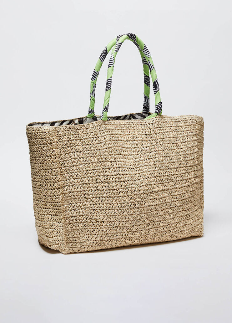 Liu Jo borsa mare in paglia retro