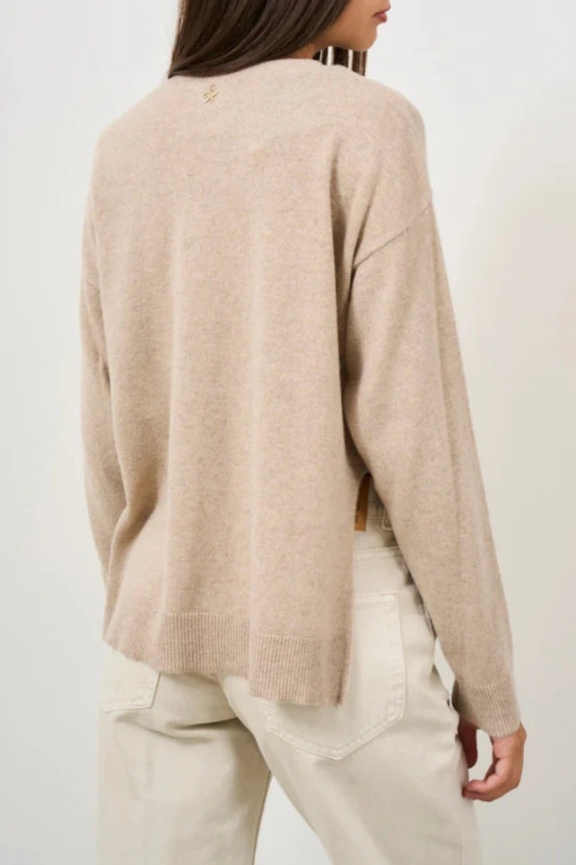 MagliagirocollobeigeSouvenirretro