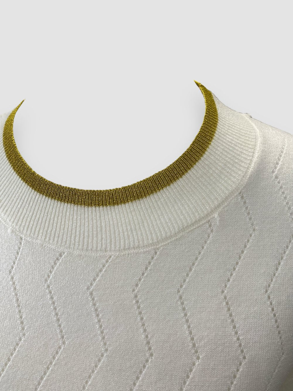 Maglioncino bianco Soya dettaglio