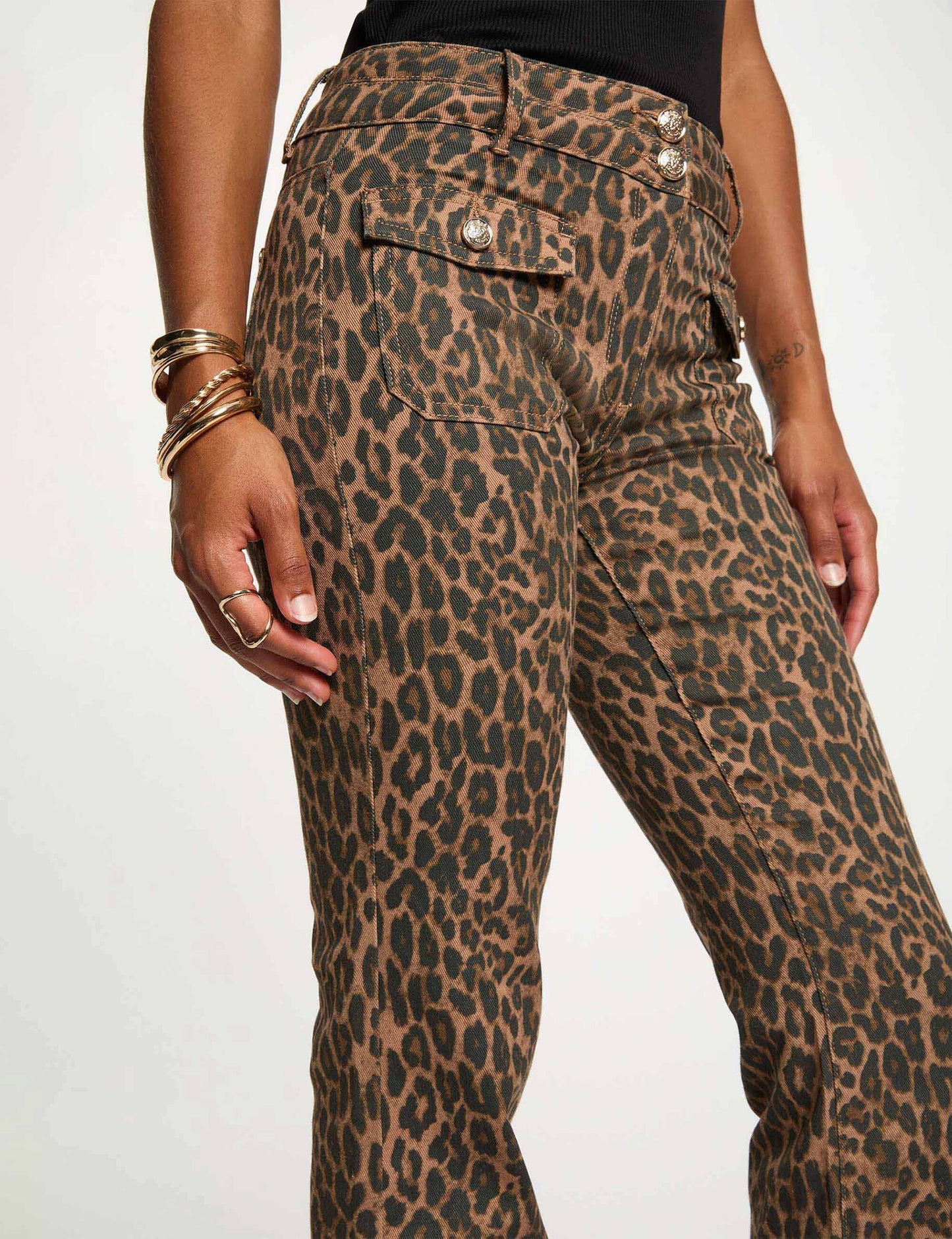 Morgan de toi jeans maculato