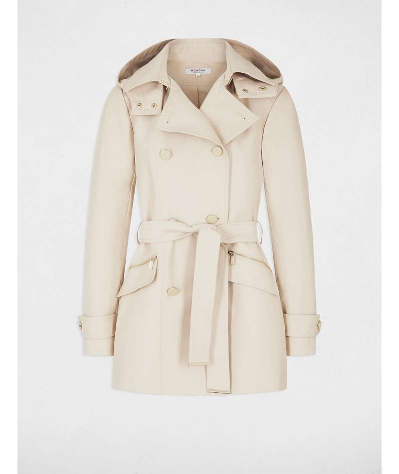 Morgan de toi trench beige dettaglio