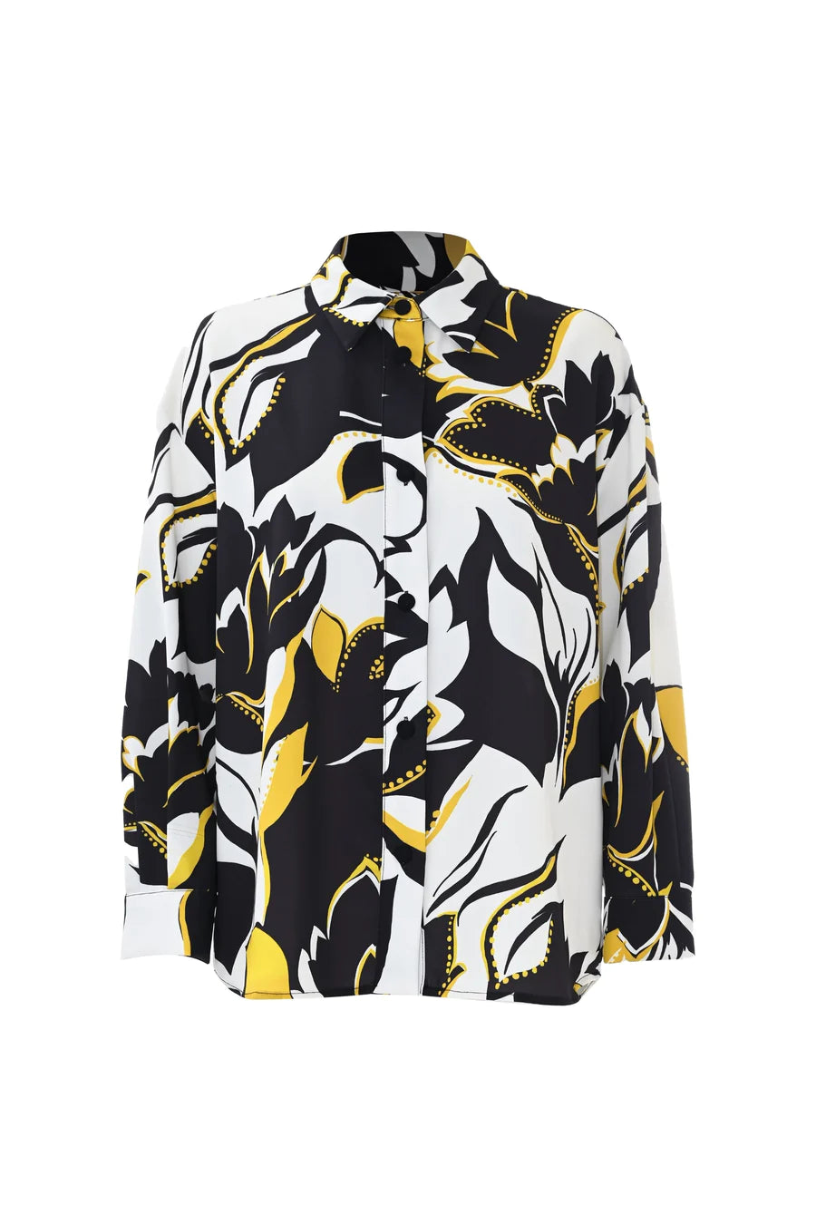 Kocca camicia a fantasia floreale dettaglio