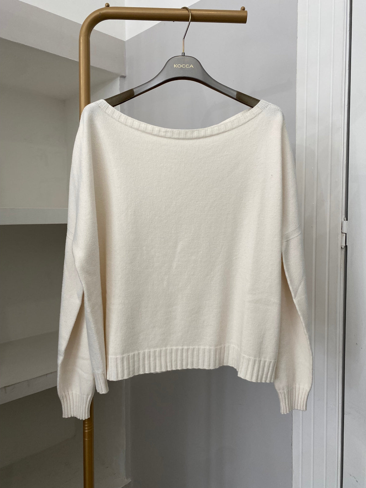 Souvenir maglioncino in viscosa panna