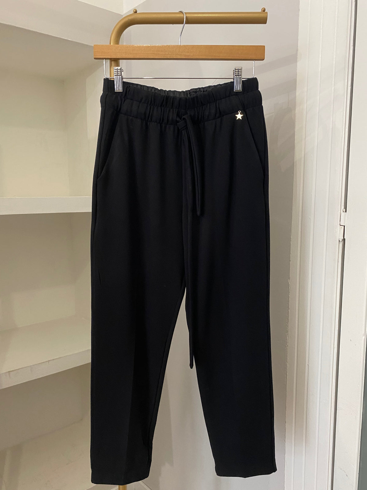 Souvenir pantalone dritto nero