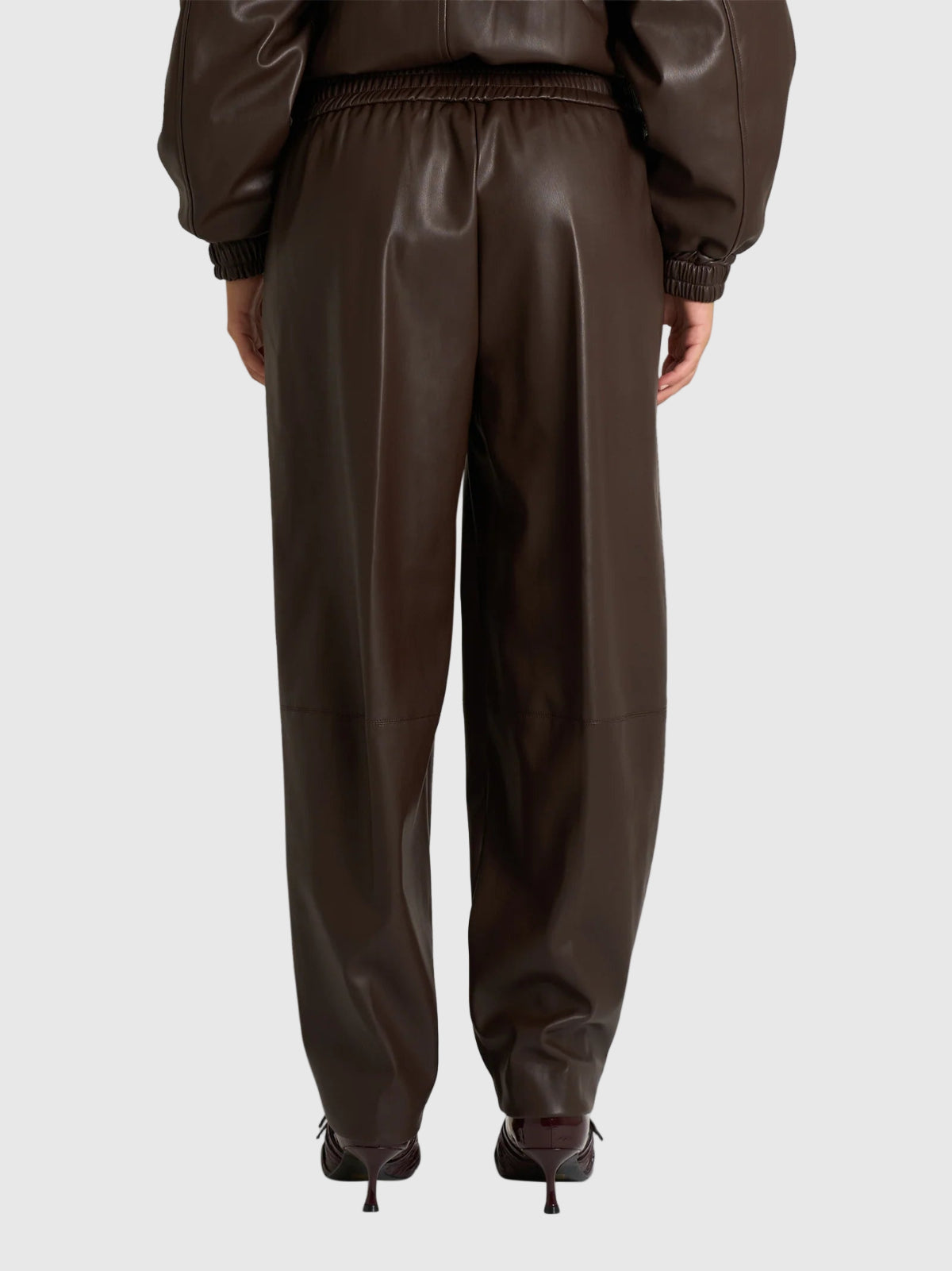 Souvenirpantaloneinecopellemarroneretro