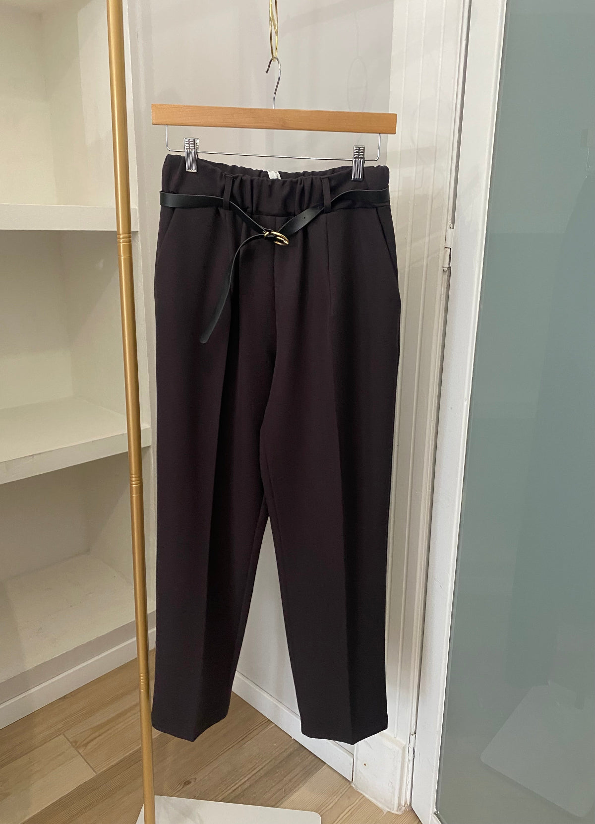 Susy mix pantalone dritto moro frontale