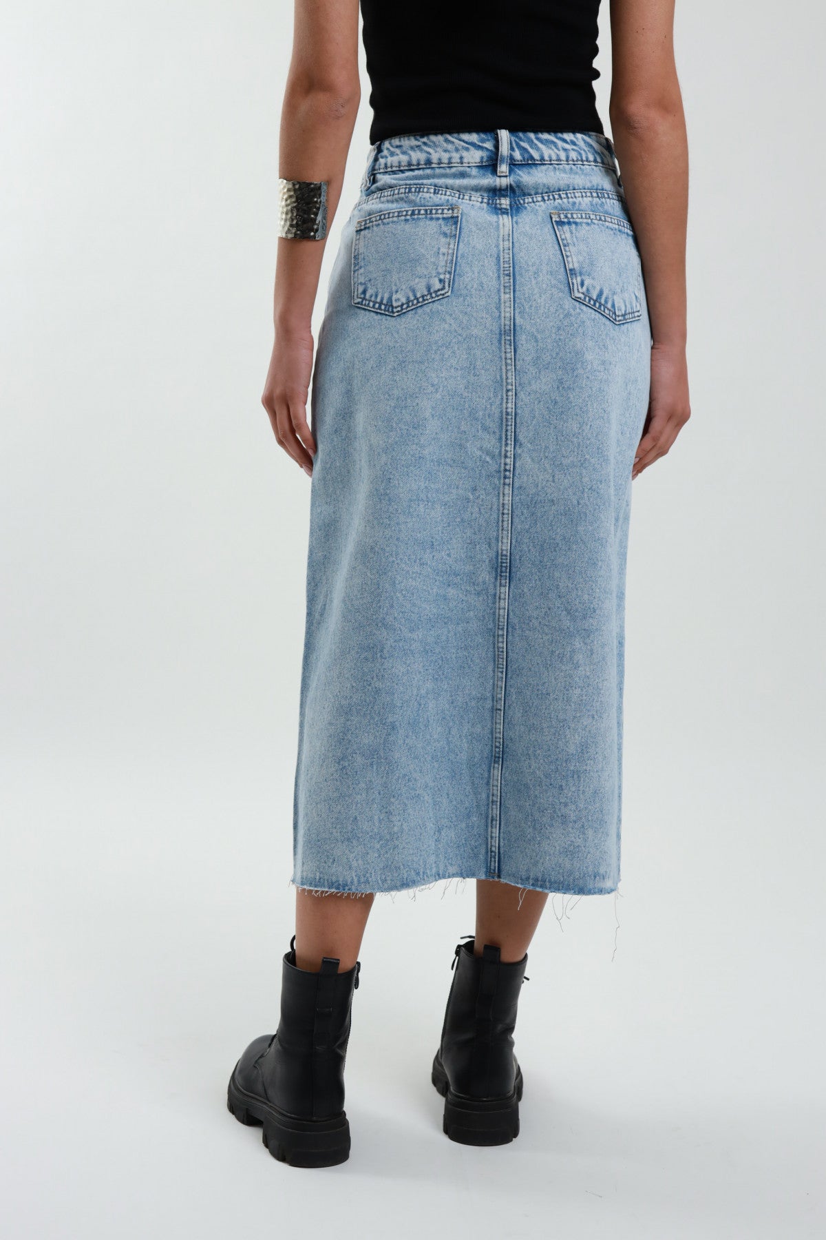 Susy mix gonna in denim retro