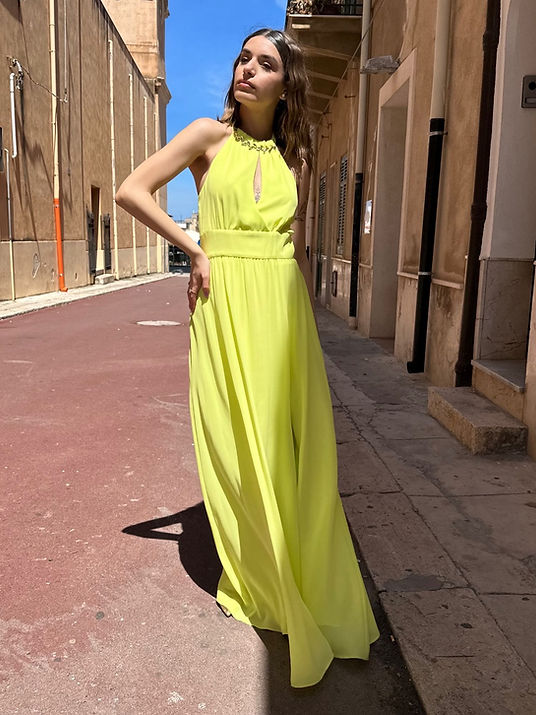 Kocca abito lungo giallo - Premium ABITI from KOCCA - Just €100! Shop now at Amaltea