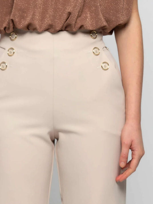 Kocca pantalone a palazzo sabbia - Premium PANTALONI from KOCCA - Just €50! Shop now at Amaltea